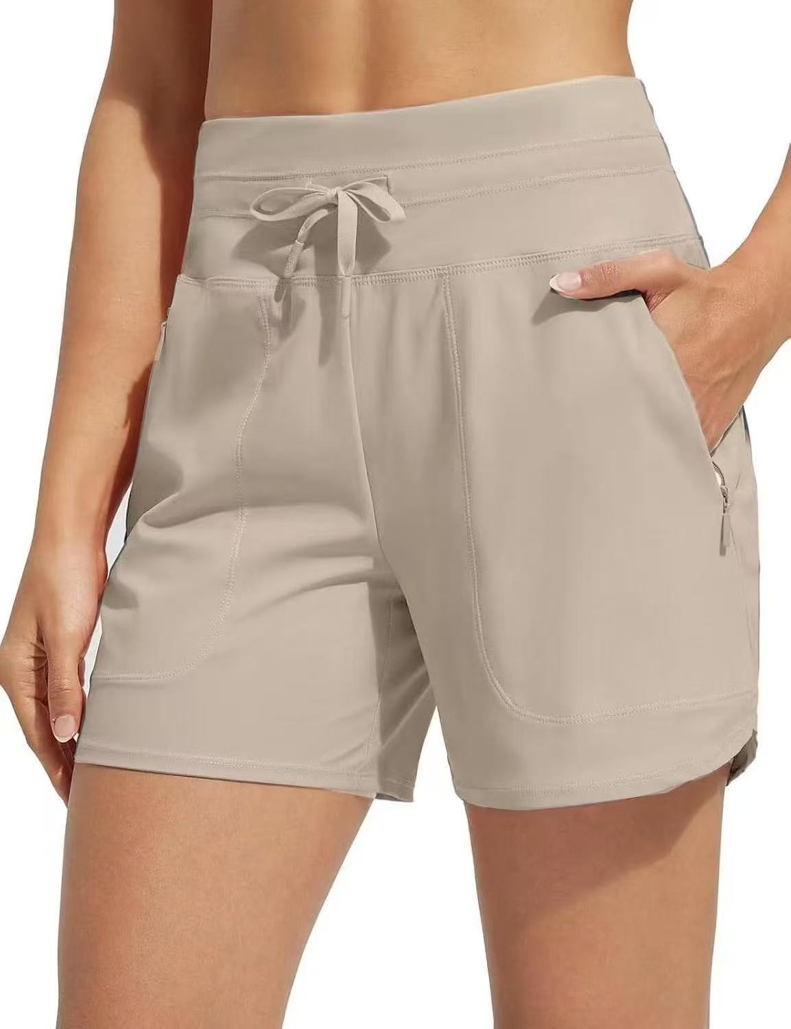 🌞Hot Sale 50% OFF🩳Women's 5" Swim Board Shorts High Waisted Quick Dry Swimming Bottoms